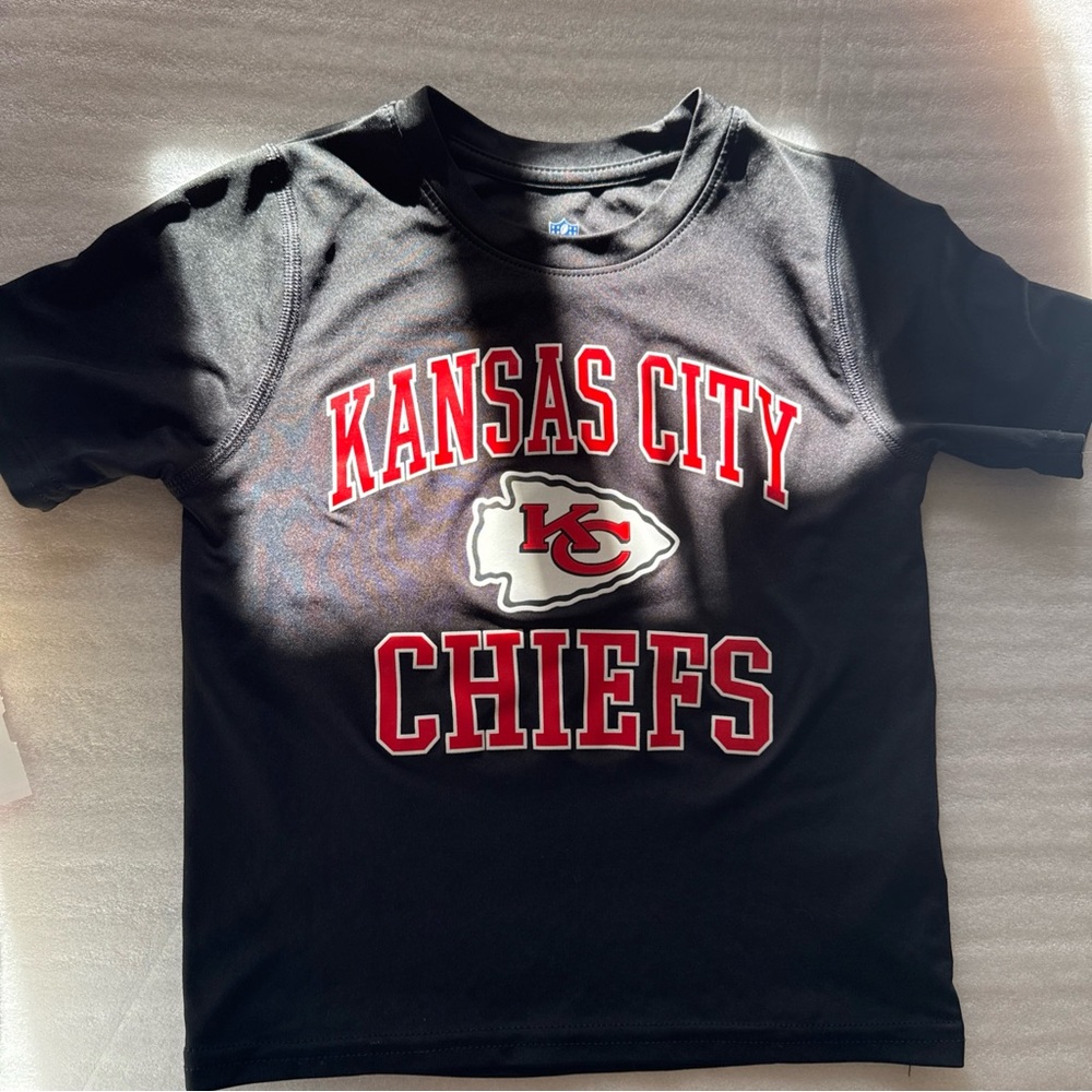 NFL Kids Black Kansas City Chiefs Tee